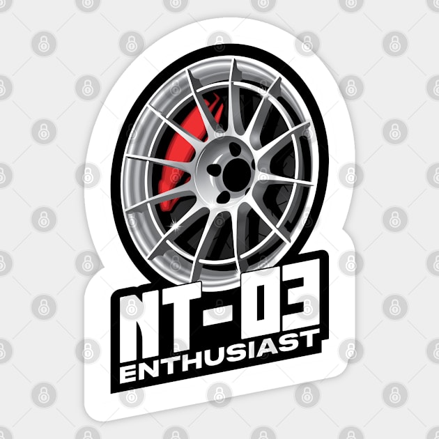 NT-03 Enthusiast Sticker by Lazy Monday